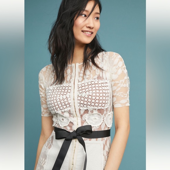 Byron Lars Dresses & Skirts - Host Pick 🎉 Byron Lars Carissima Sheath Dress, Ivory (2)